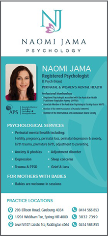 Image of Naomi Jama Psychology Brochure